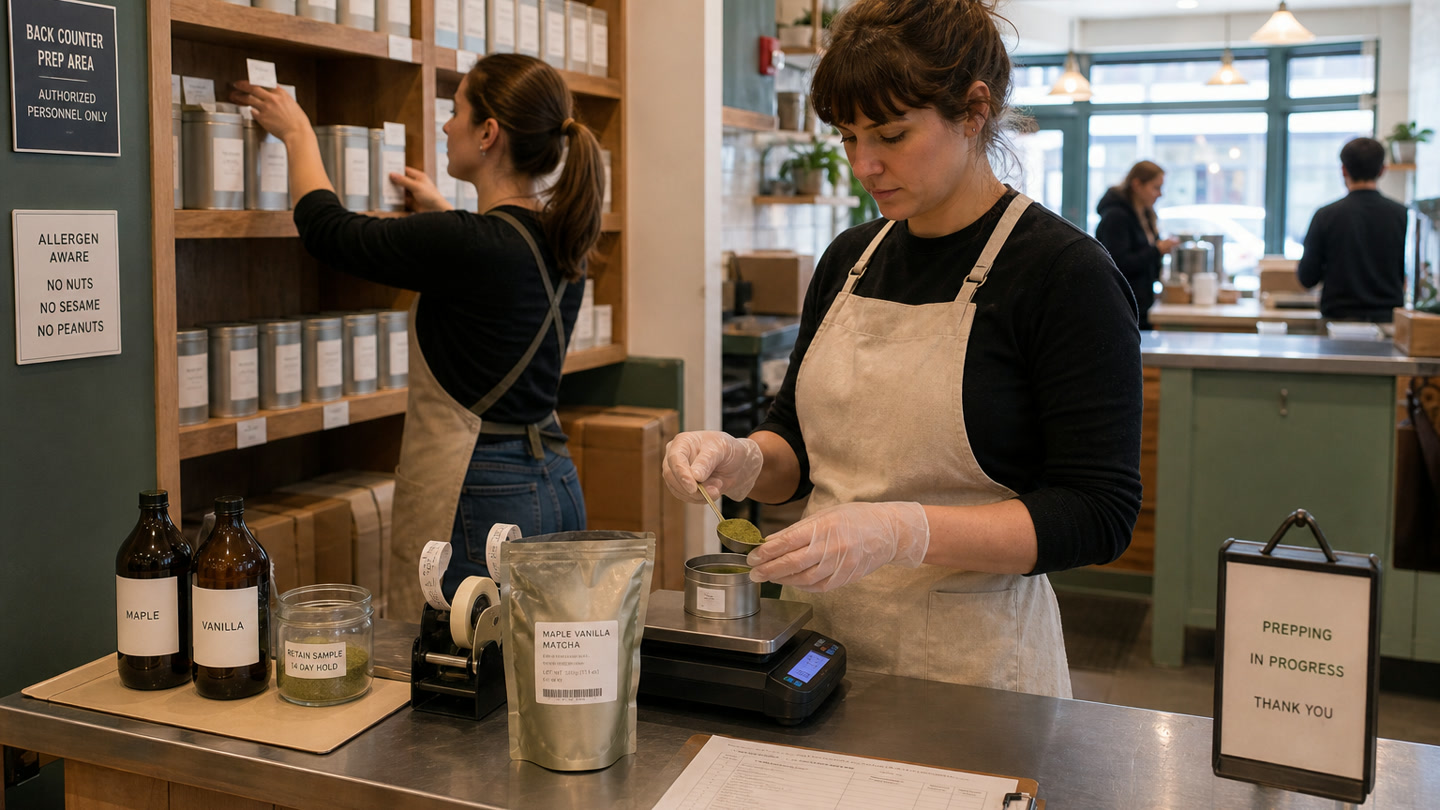 Maple Vanilla Matcha Retail Blend