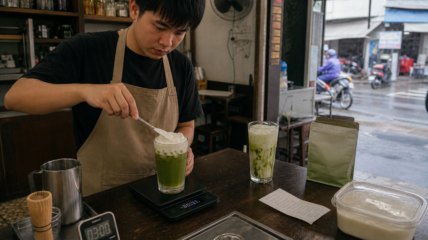 Salted Coconut Cream Matcha