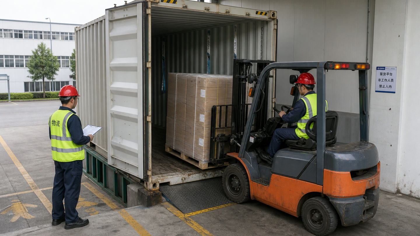 Export container loading