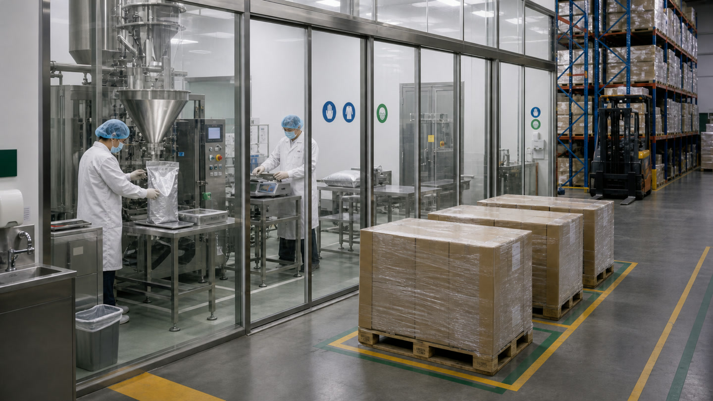 Bulk packing & warehouse